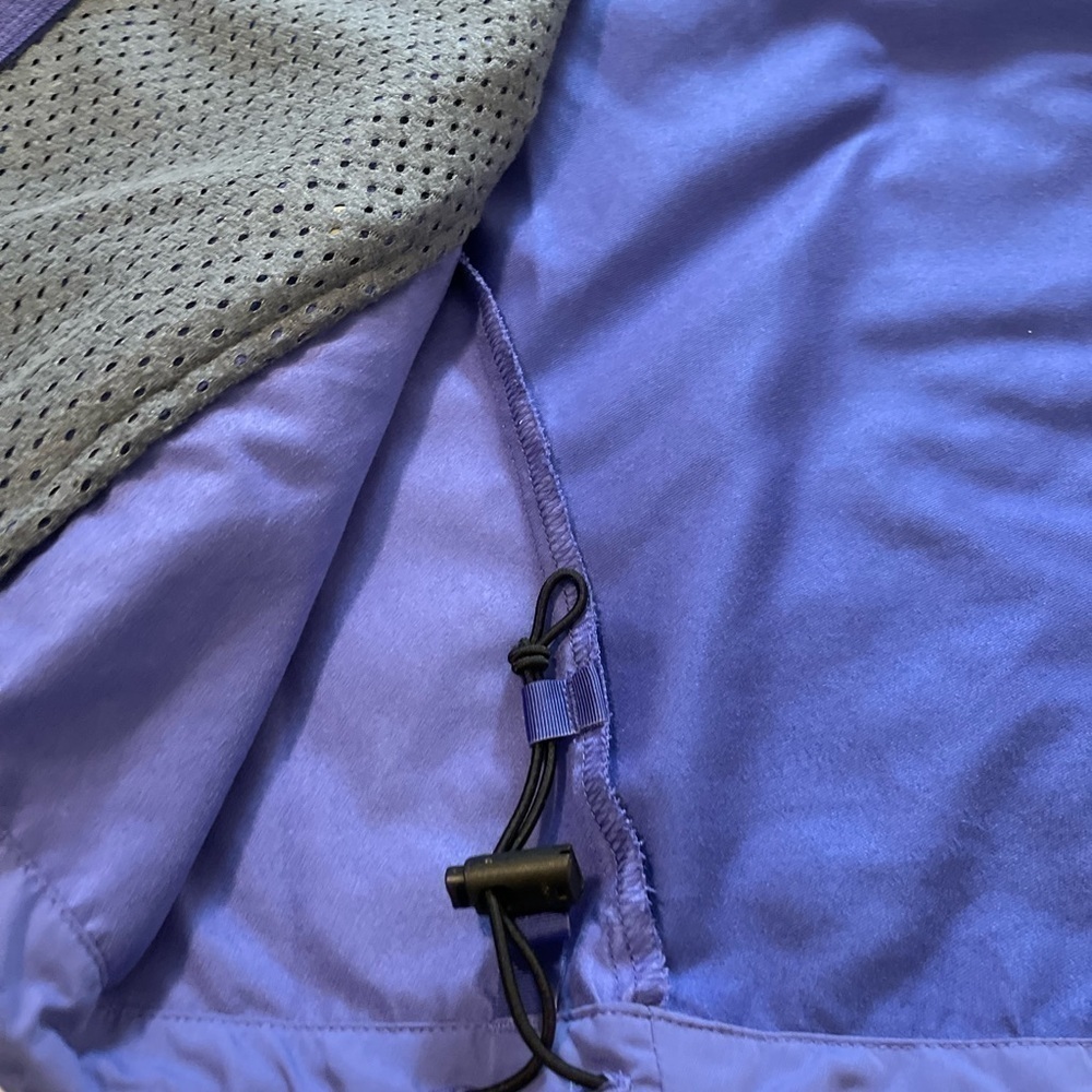 Patagonia womens in lovely periwinkle blue 2 tone soft shell jacket- size: Small - Picture 7 of 9